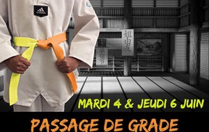 Passage de grade : 1er jour